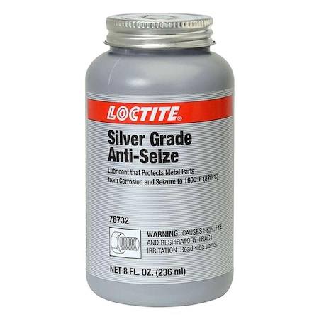 Loctite Anti Seize Lubricant, 8 oz BTC Grade ANTI-SEIZE LUBRICANT LOC76732